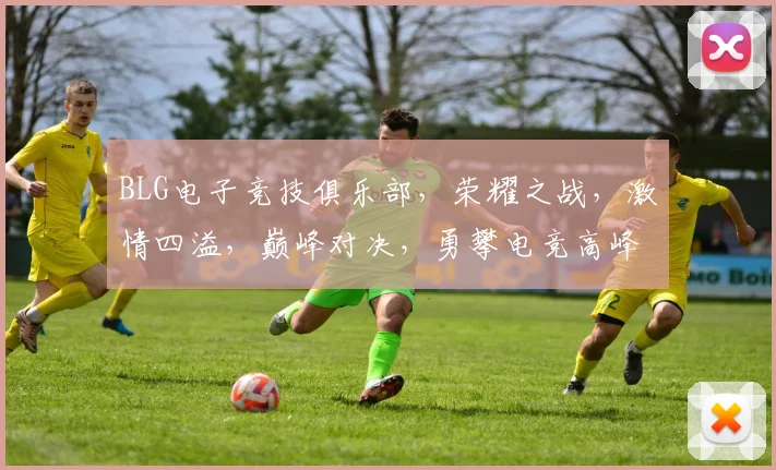 BLG电子竞技俱乐部，荣耀之战，激情四溢，巅峰对决，勇攀电竞高峰，共创辉煌